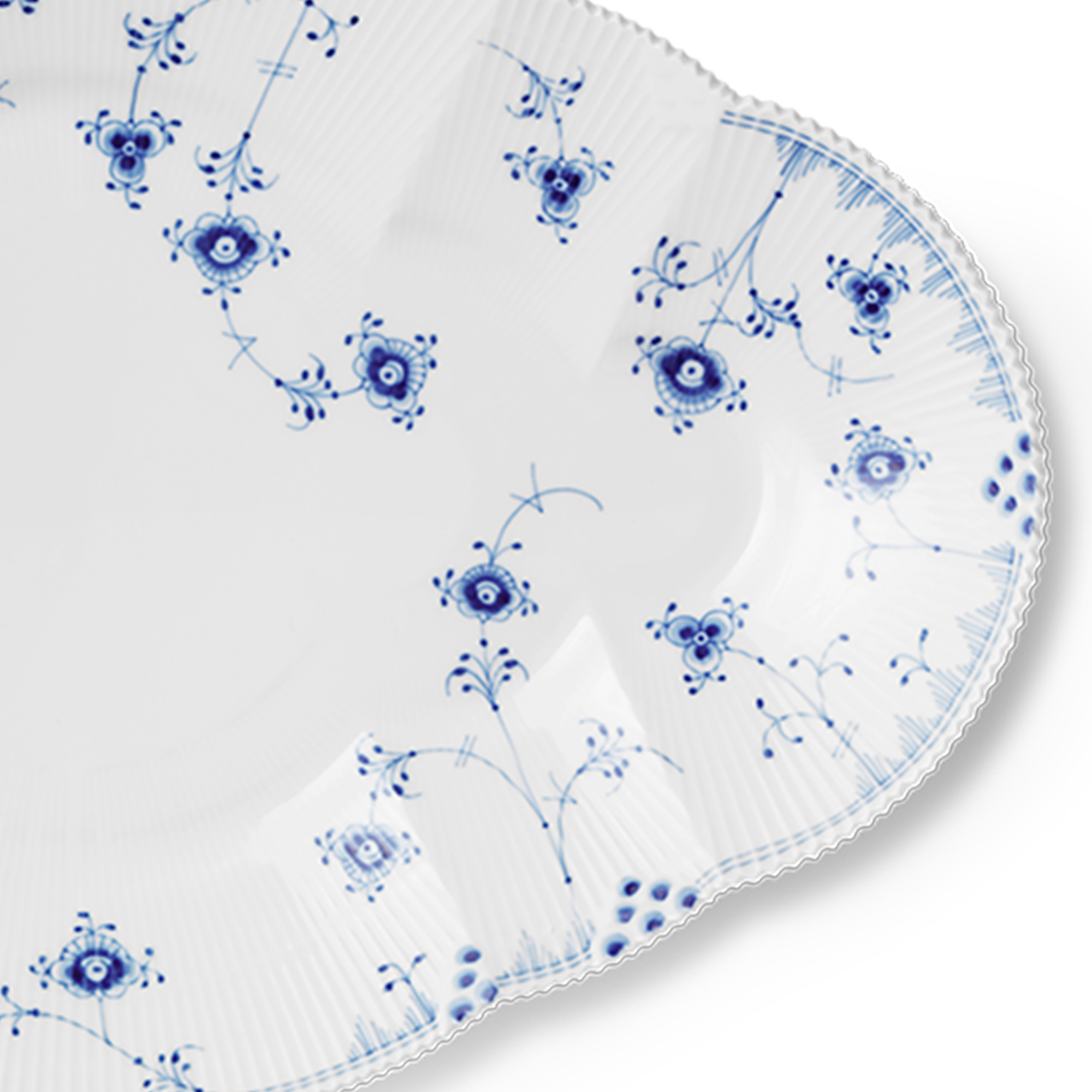 Zoom billed af Blå Elements Fad 48 cm